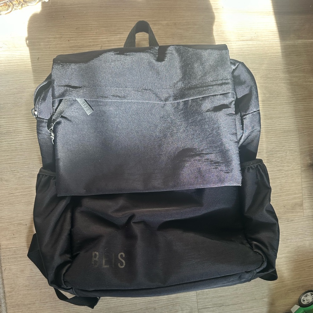 Original BEIS black ultimate diaper bag